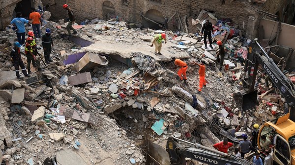 Roof collapses at private school in Peshawar, killing at least 28 including 27 students