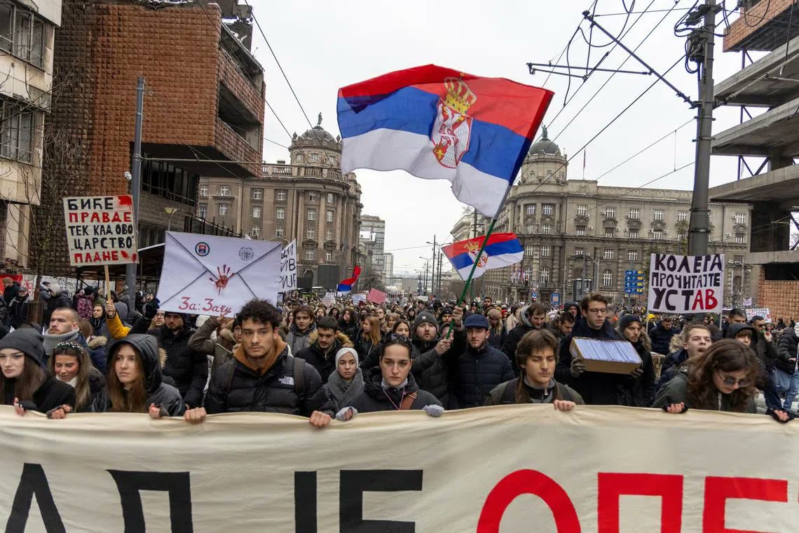 Serbia's Vucic concedes defeat as student-led movement wins parliamentary election