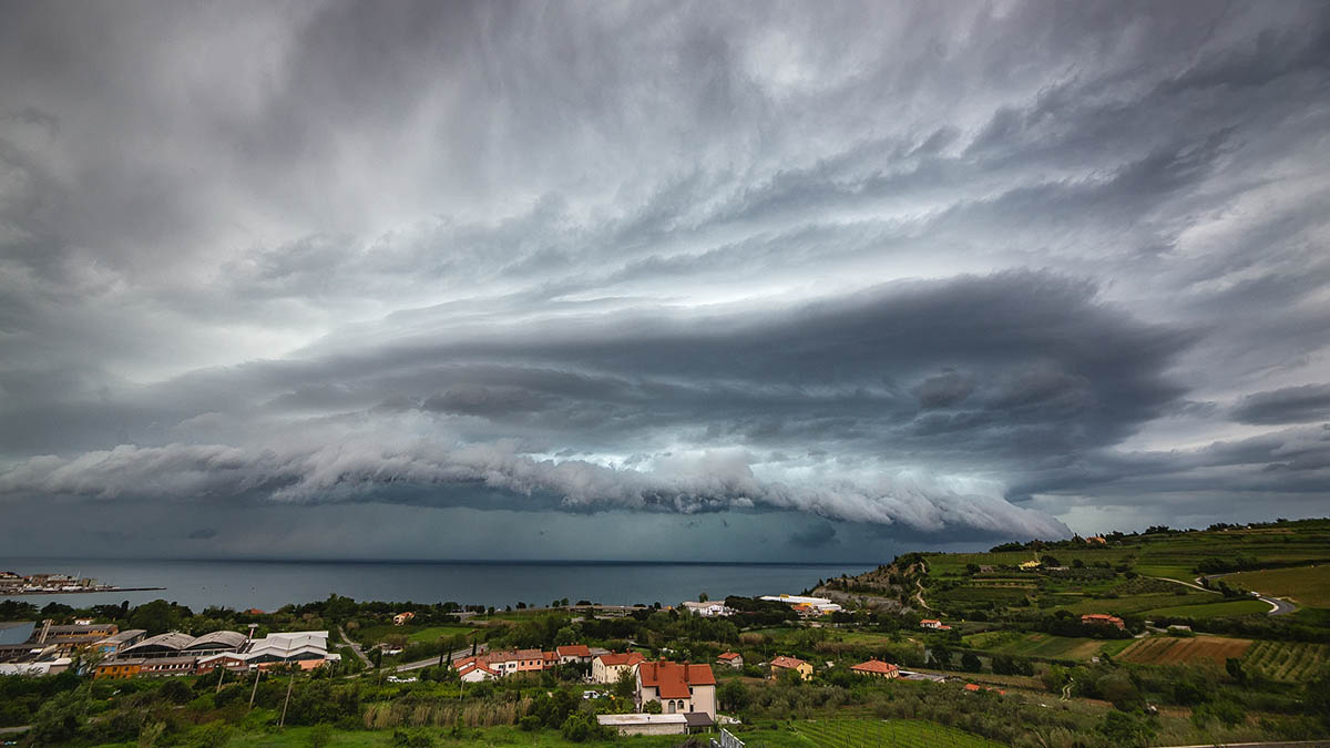 Sicily tornado: Marsala pummelled as violent twister flips cars and strikes a school