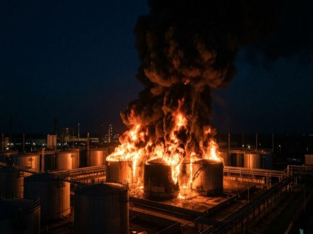 Ukrainian Drones Kill Two and Hit Major Fuel Hub in One of the Biggest Attacks Yet on Moscow